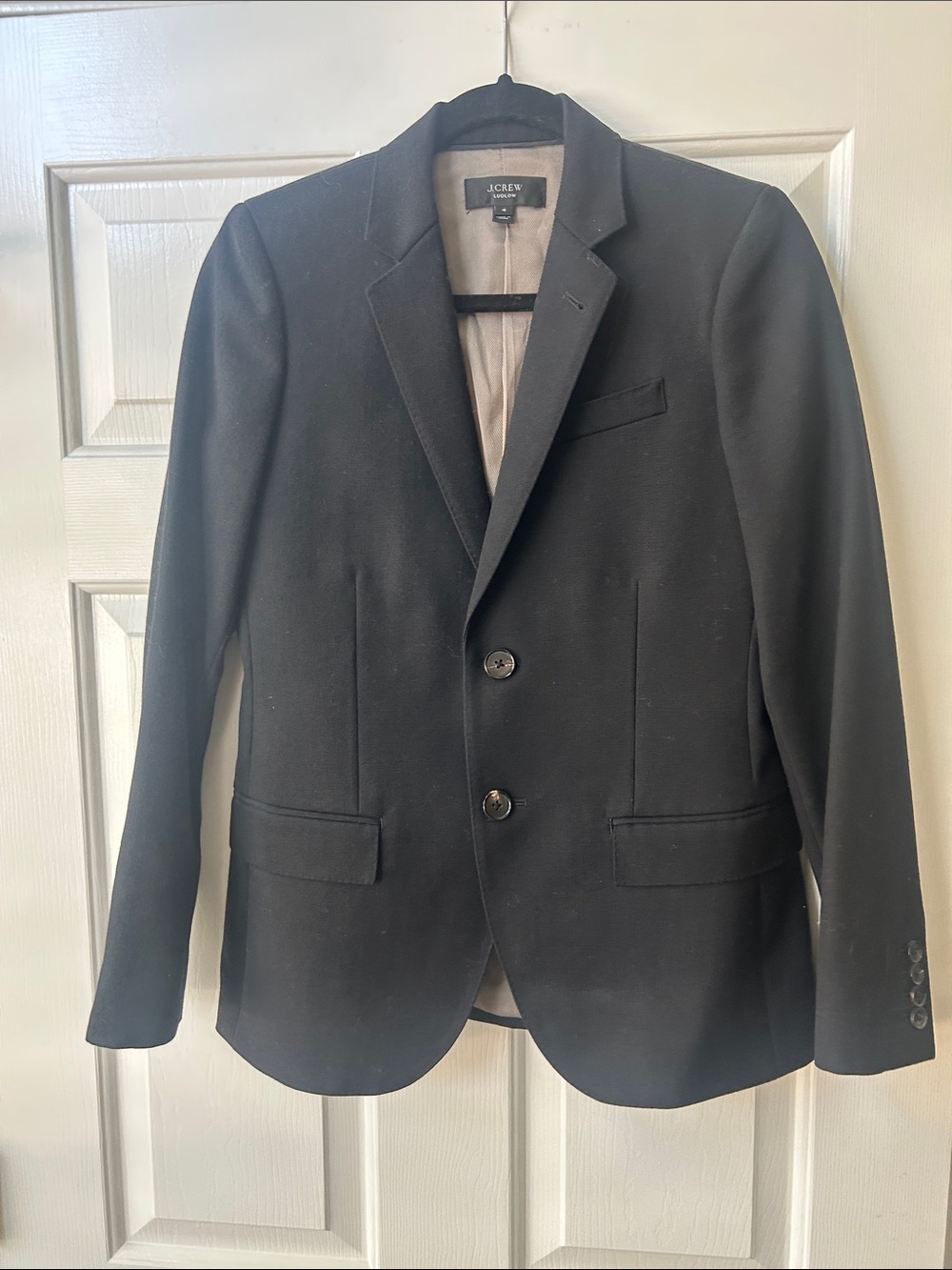 J. Crew Black Men's Two-Button Blazer